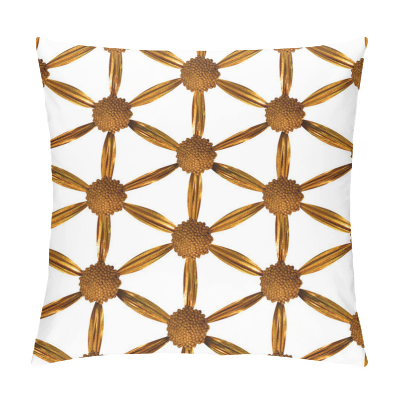 Personality  Gilded Flower Of Life Pillow Covers