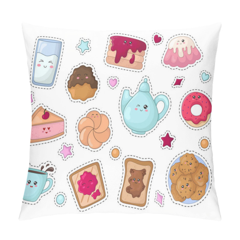 Personality  Kawaii Food Collection Pillow Covers