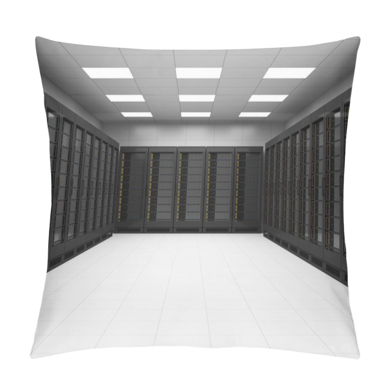 Personality  Modern Server Room 3D Interior Pillow Covers