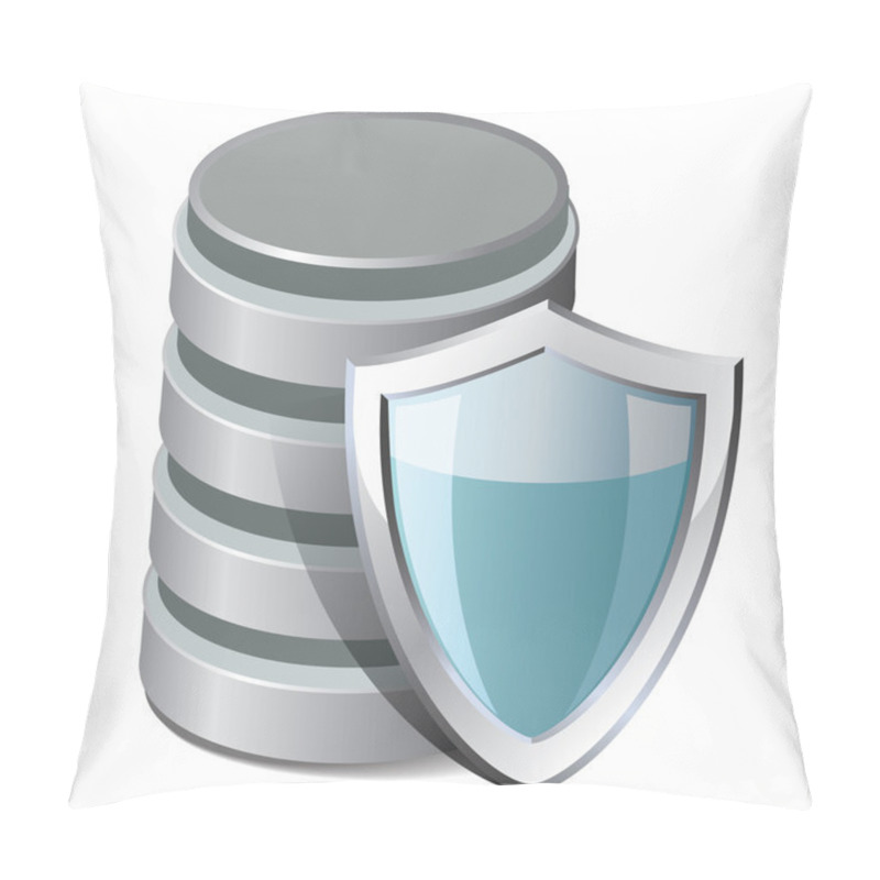 Personality  Database Protection Icon Pillow Covers