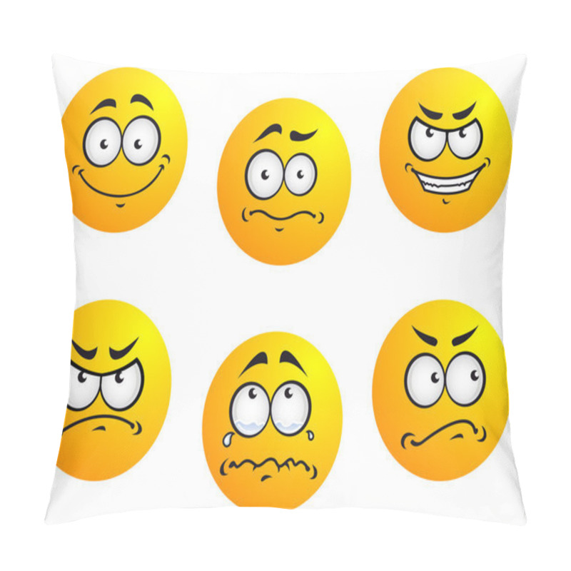 Personality  Different Smiles Expressions Pillow Covers