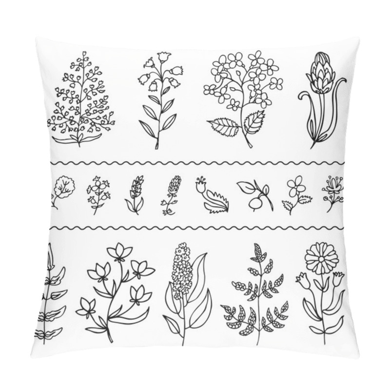 Personality  Plants And Flowers Set Pillow Covers