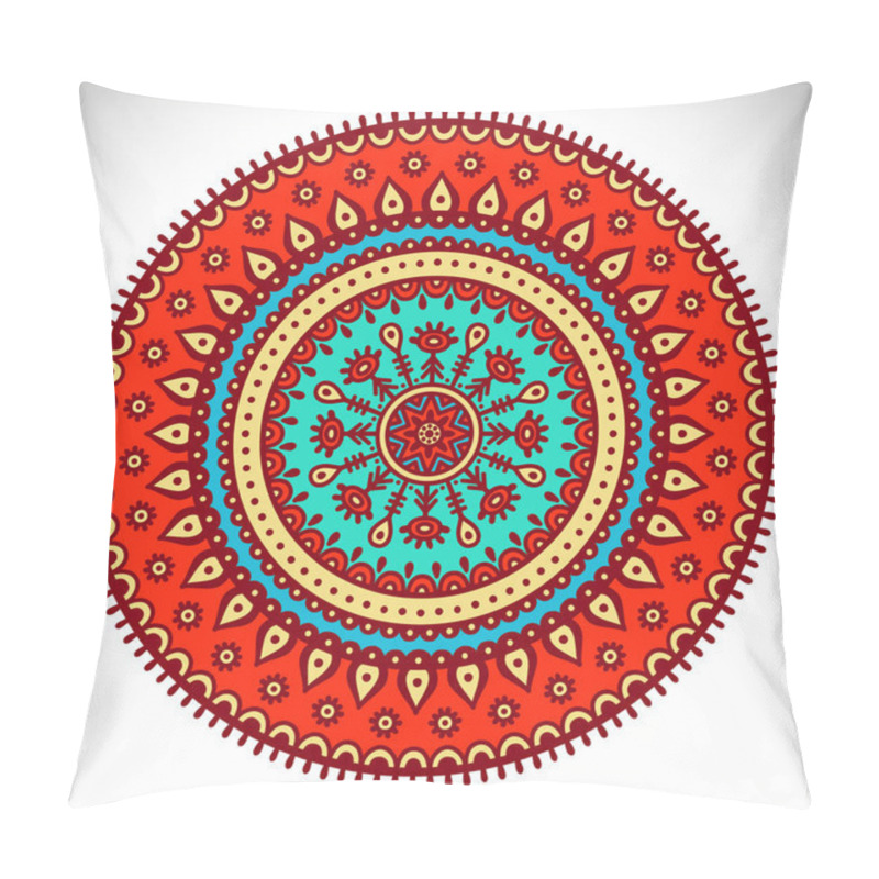 Personality  Vector Indian Mandala Pillow Covers