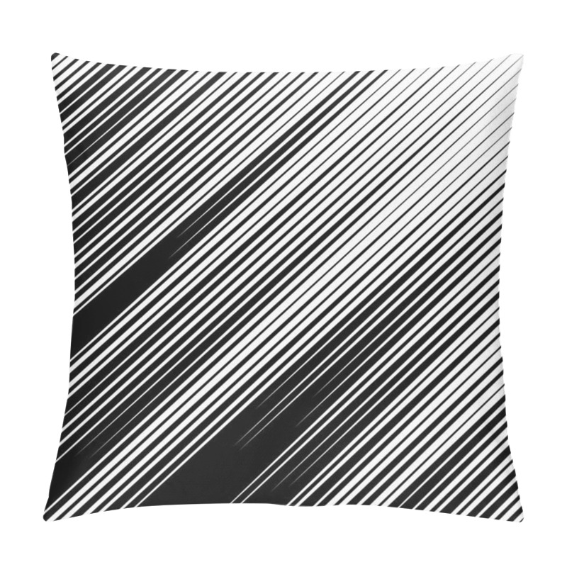 Personality  Dynamic Diagonal, Oblique, Slanted Lines, Stripes Geometric Patt Pillow Covers