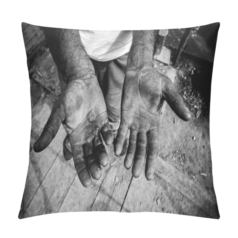 Personality  Injured Open Palms Pillow Covers