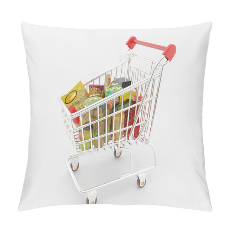 Personality  Shopping Cart Pillow Covers