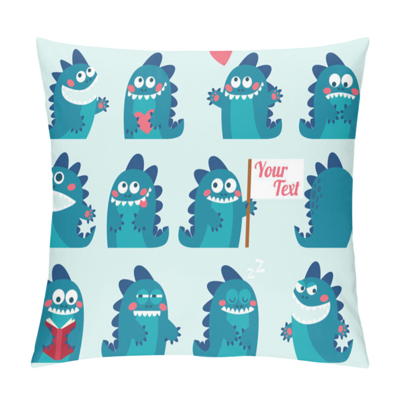 Personality  Cute Character Monsters Pillow Covers