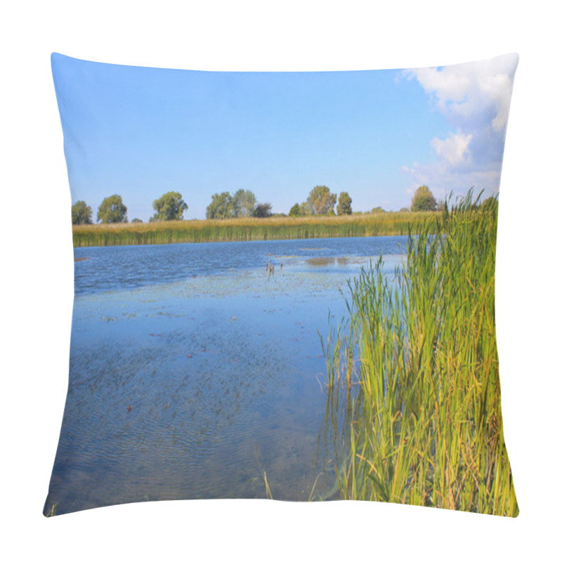 Personality  View On The River Dnieper Pillow Covers