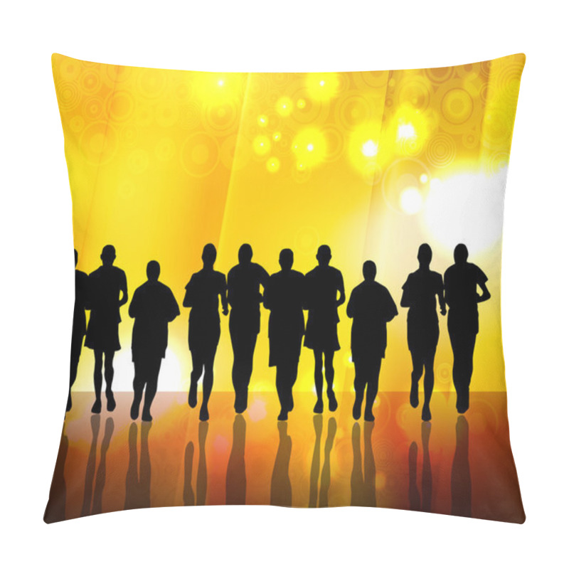 Personality  Sport Illustration Pillow Covers