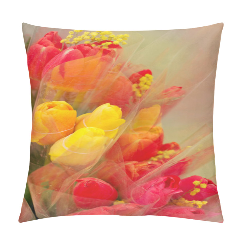 Personality  Bunch Of Tulips Pillow Covers