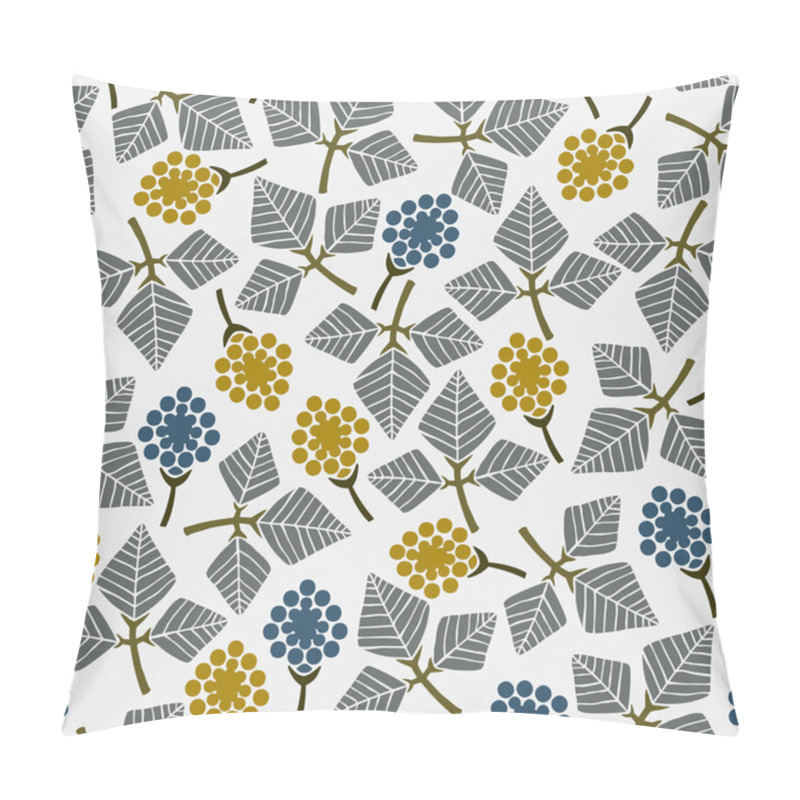 Personality  Floral Seamless Ornamental Stylized Pattern Pillow Covers