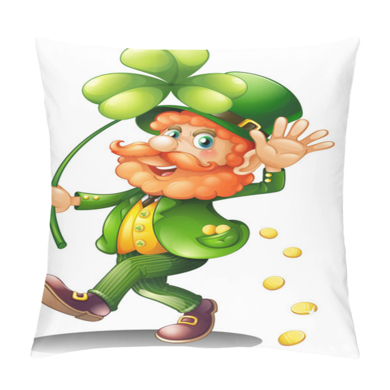 Personality  An Old Man Celebrating St. Patrick's Day Pillow Covers