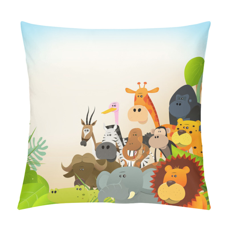 Personality  Wildlife Animals Background Pillow Covers