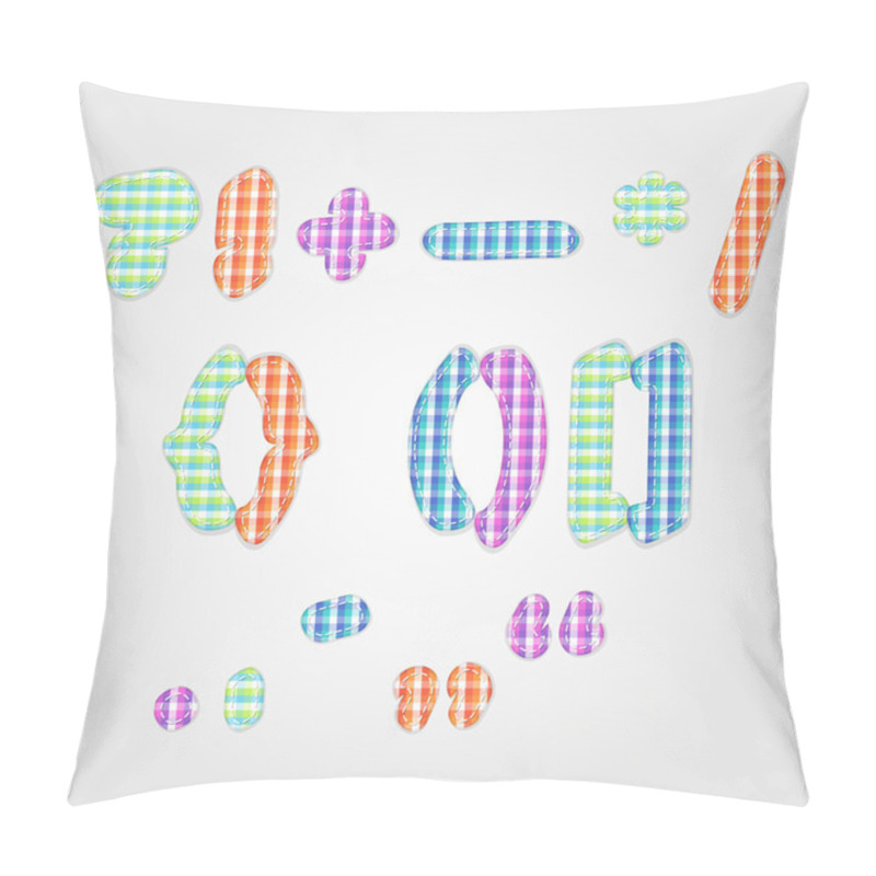 Personality  Punctuatian Marks Quilt And Old Fashioned Baby Blanket Design Pillow Covers