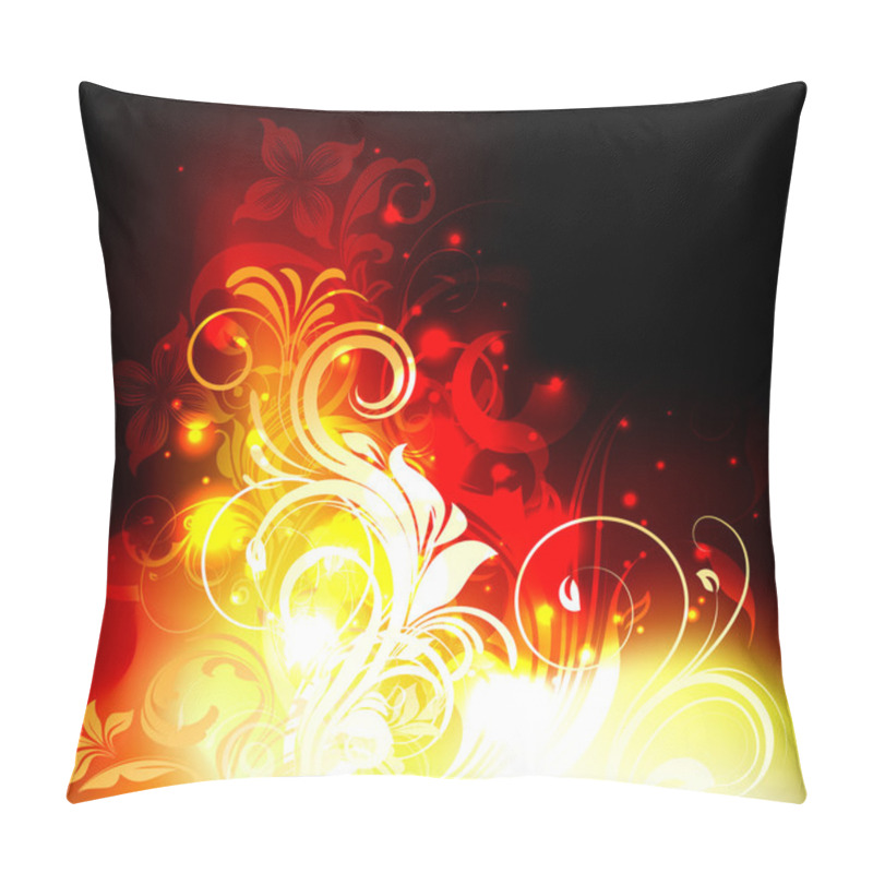 Personality  Fire Flower  Background Pillow Covers