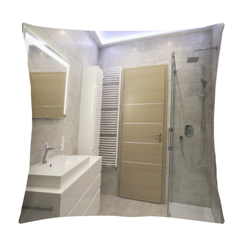 Personality  New Bathroom In A New Style In Grey  Pillow Covers