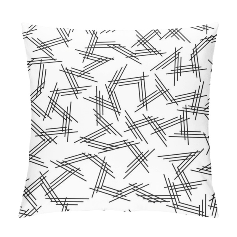 Personality  Geometric Seamless Pattern With Lines  Pillow Covers