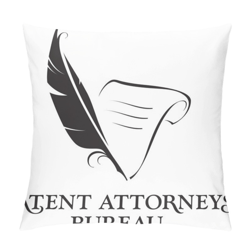 Personality  Attorney, Law Office Logo. Pillow Covers