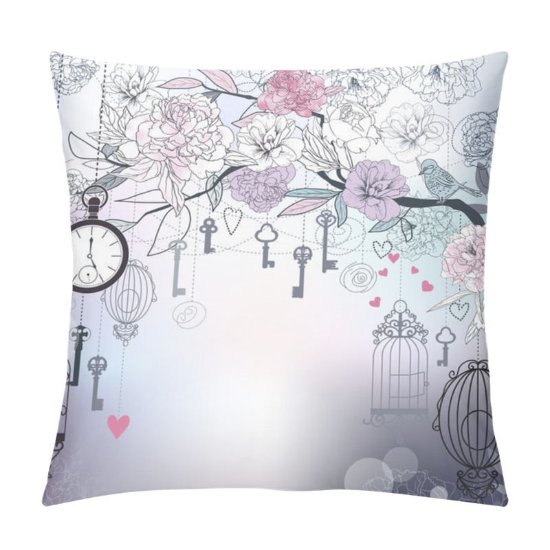 Personality  Floral Background Pillow Covers