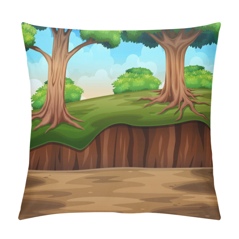 Personality  A Nature Jungle Background Pillow Covers