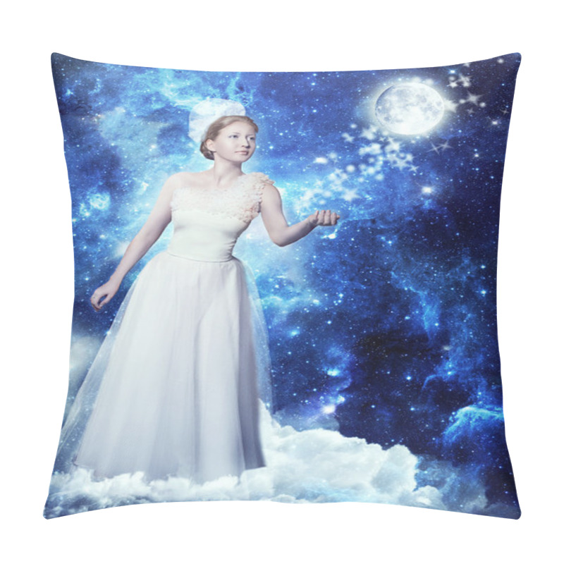 Personality  Magic Lady. Fabulous Woman. Starry Witch Lady Of The Planet And The Universe. Galaxy Tales. Pillow Covers