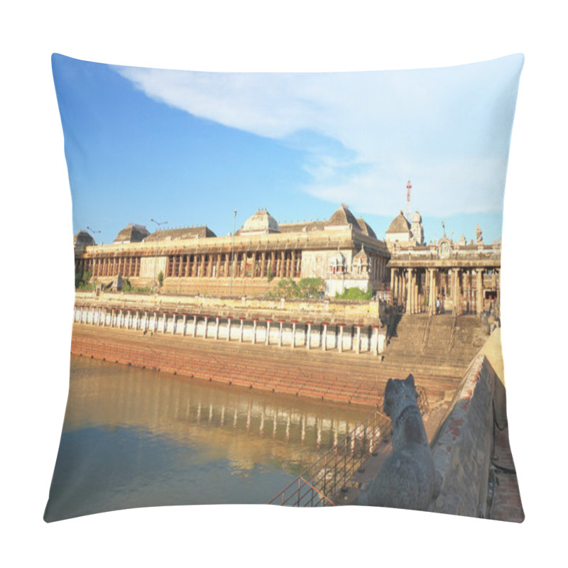 Personality  Massive Ancient Temple Complex Chidambaram Tamil Nadu India Pillow Covers