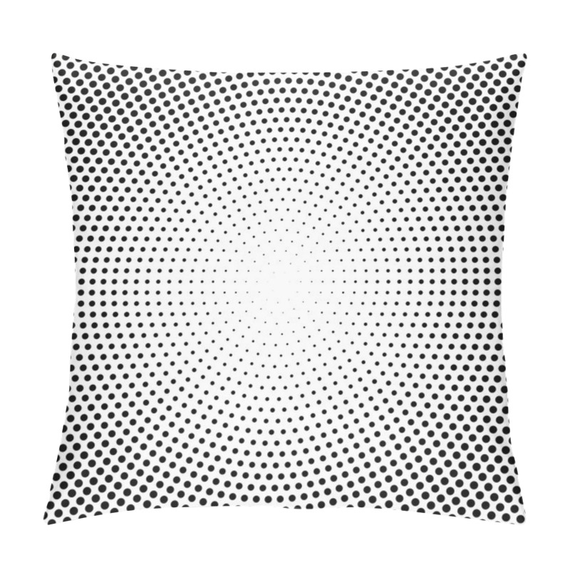 Personality  Abstract Halftone Monochromatic Background Pillow Covers