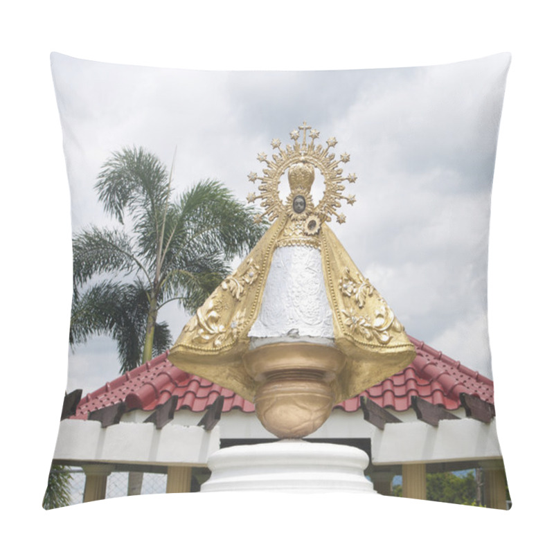 Personality  Statue Of Virgin Mary Pillow Covers