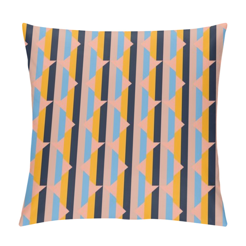 Personality  Seamless Abstract Background With Geometric Elements Pillow Covers