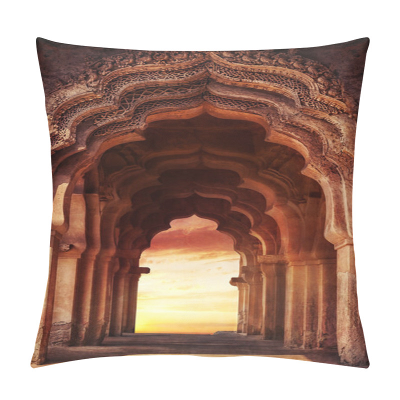 Personality  Old Temple In India Pillow Covers