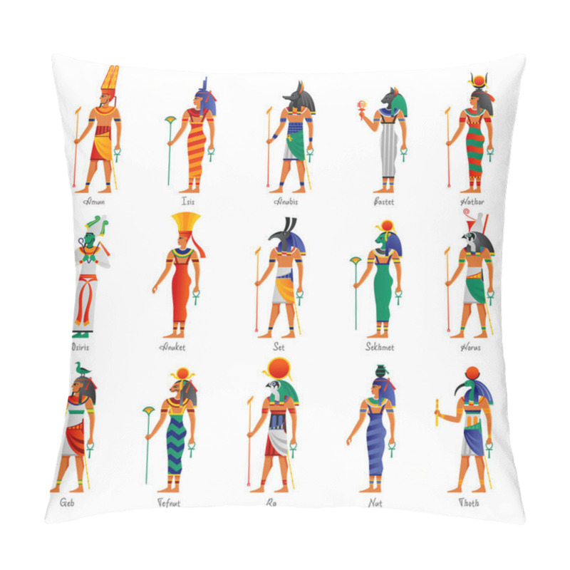 Personality  Egypt Ancient Gods Set Pillow Covers