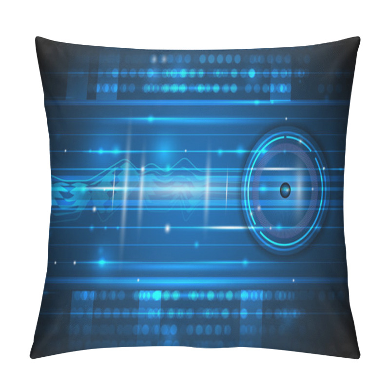 Personality  Future Digital  Technology Concept Background Pillow Covers