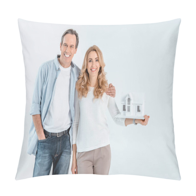 Personality  Couple With House Model Pillow Covers