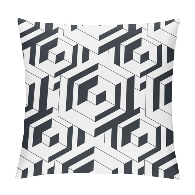 Personality  Seamless Geometric Pattern. Geometric Simple Print. Vector Repeating Texture. Pillow Covers