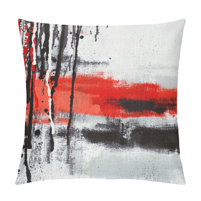 Personality  Abstract Art Painting Dripping Pillow Covers