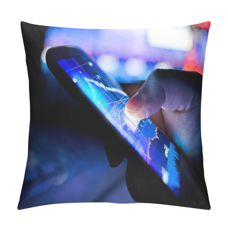 Personality  Mobile Business World Pillow Covers