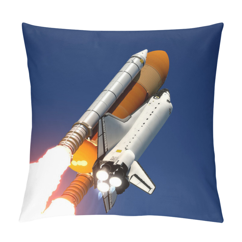 Personality  Space Shuttle Launch. Pillow Covers