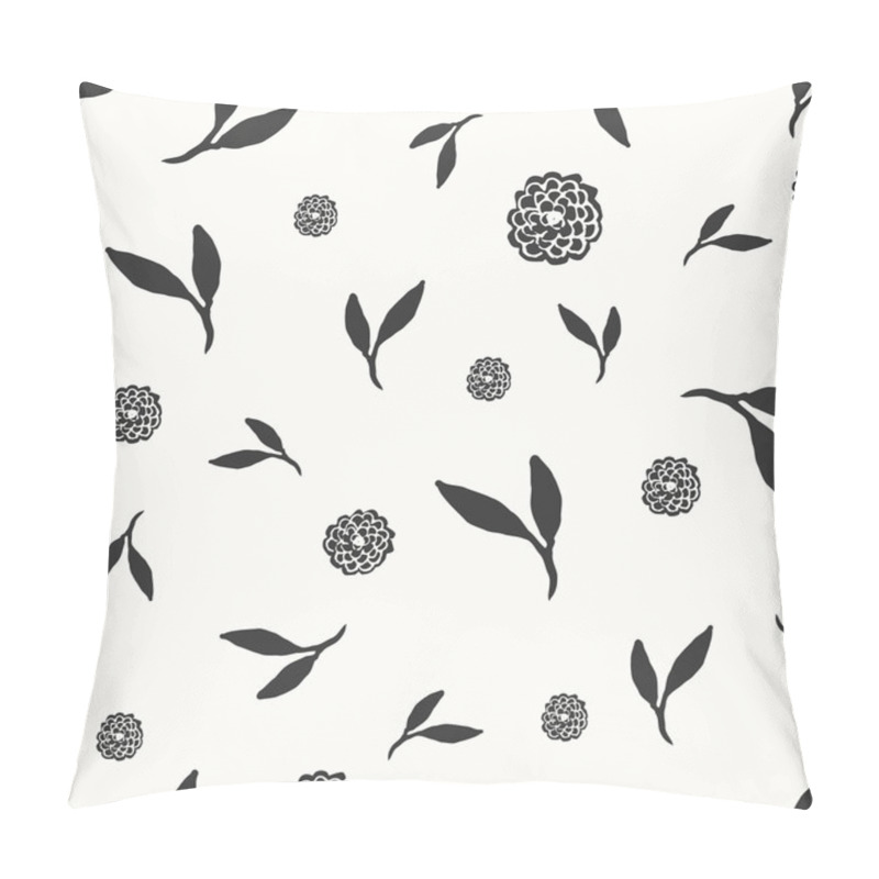 Personality  Hand Drawn Floral Seamless Pattern Pillow Covers