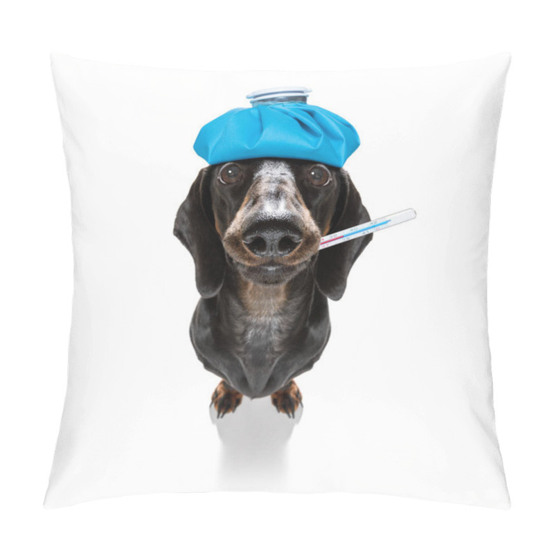 Personality  Ill Sick Dog With Illness  Pillow Covers