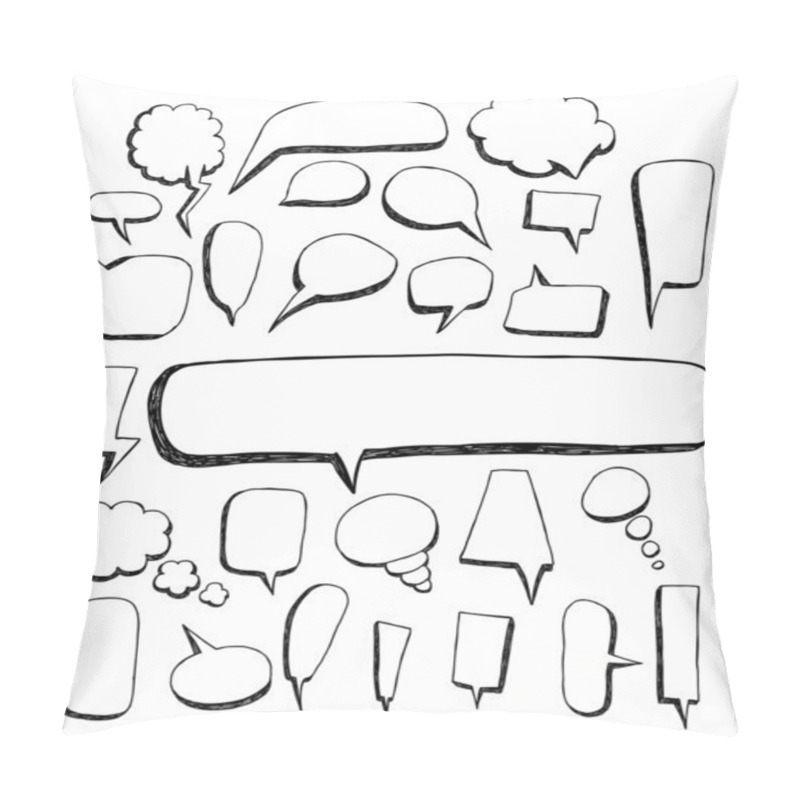 Personality  Speech Bubbles Pillow Covers