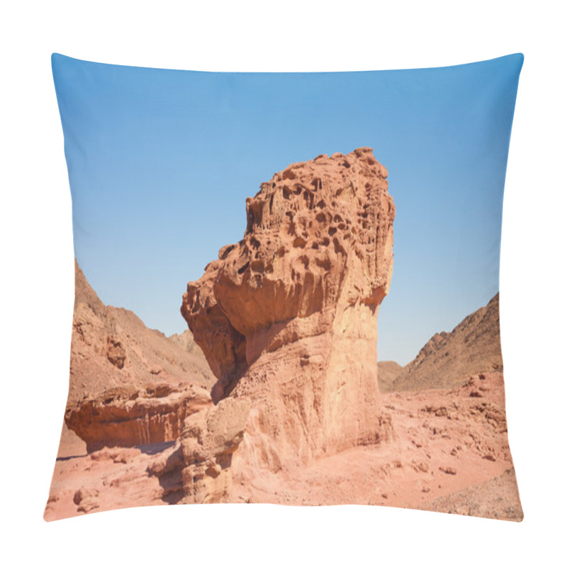 Personality  Famous Sandstone Attractions In Timna Park, Israel Pillow Covers