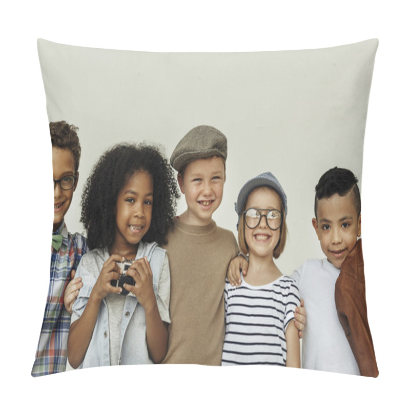 Personality  Kids Laughing And Have Fun Pillow Covers