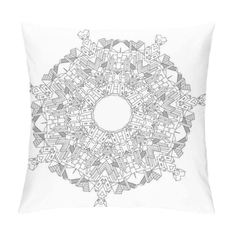 Personality  Ornamental Castle From A Fairy Tale Pillow Covers