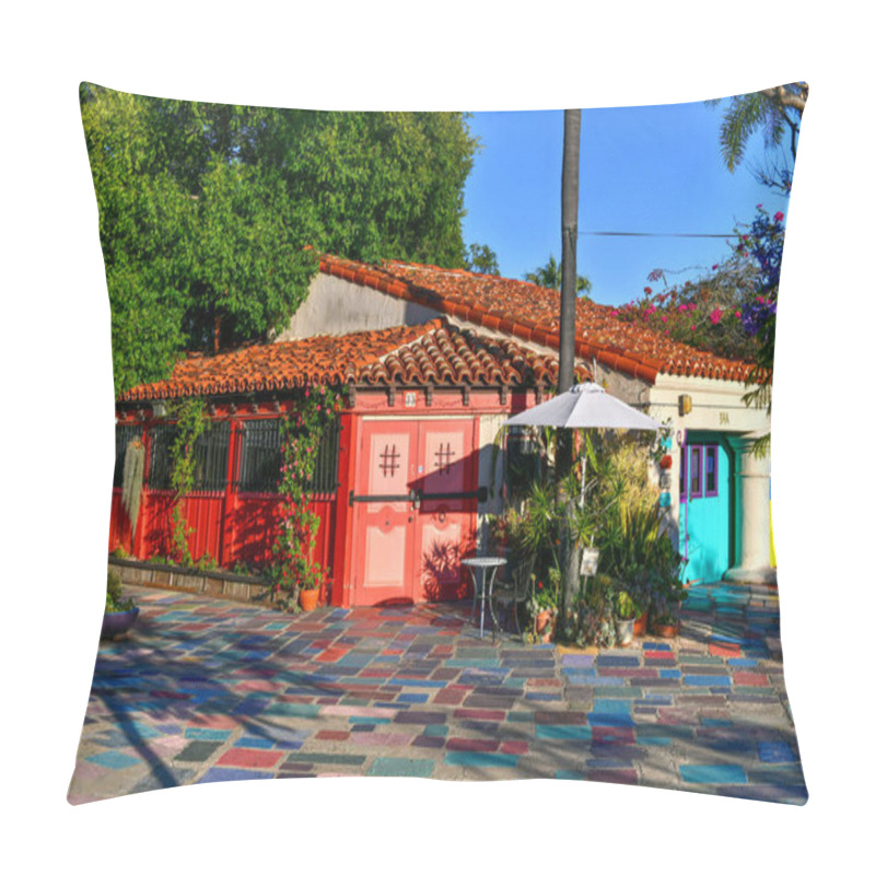 Personality  Spanish Village Stuidos And Exhibits Balboa Park San Diego, California. Pillow Covers