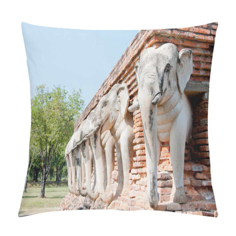 Personality  Elephant Sculpture For Decorate Pillow Covers