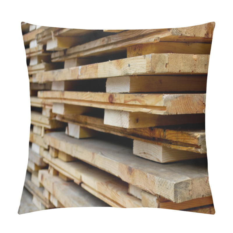 Personality  Stacked Pallets Pillow Covers