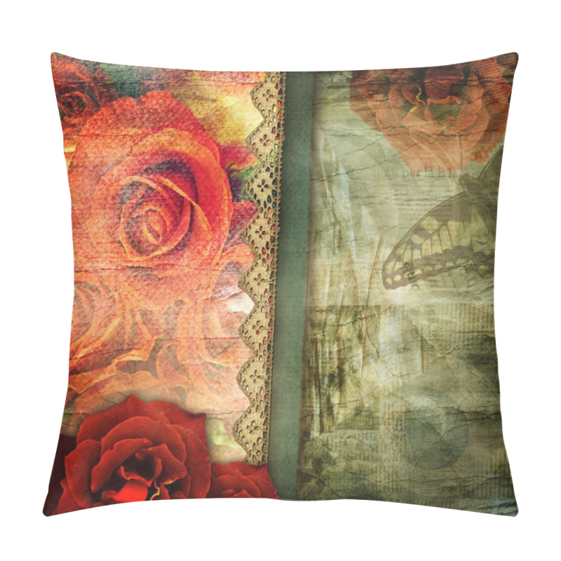 Personality  Romantic Retro Background Pillow Covers