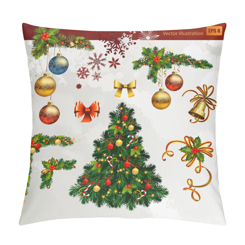 Personality  Christmas Vector Pillow Covers