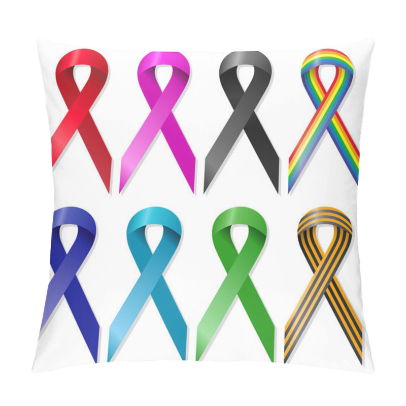 Personality  Awareness Ribbons Pillow Covers