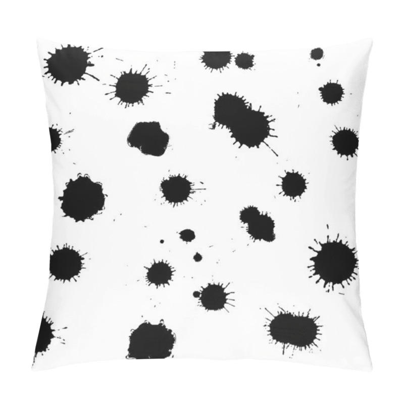 Personality  Black Blobs Stains Set Pillow Covers